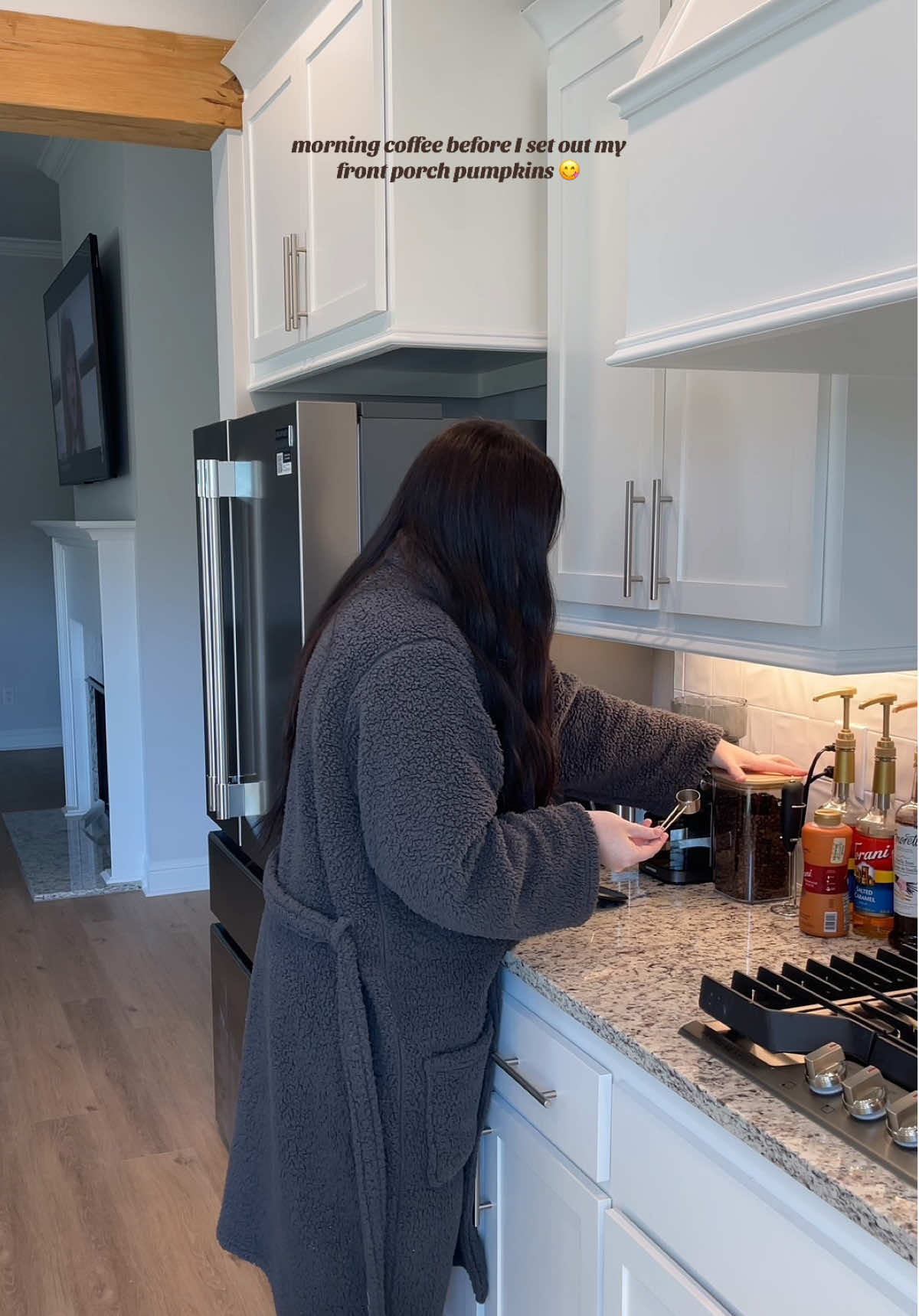 it’s slowly coming together 😋🍂🤎#fyp #fall #coffee #newhome #firsthome @KitchenAid @Shop Lavazza 