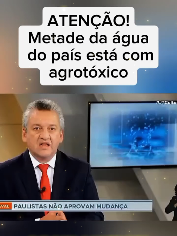 ⚠️Atenção⚠️ Metade da água do país está com agrotóxicos. #fouryou #fouryoupage #fyp #agua #fyppppppppppppppppppppppp 