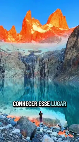 Entre montanhas, ventos e geleiras a Patagônia parece outro planeta 🌎💙 🇦🇷🇨🇱 #Patagonia #CuriosidadesDoMundo #Argentina #Chile #TravelVibes