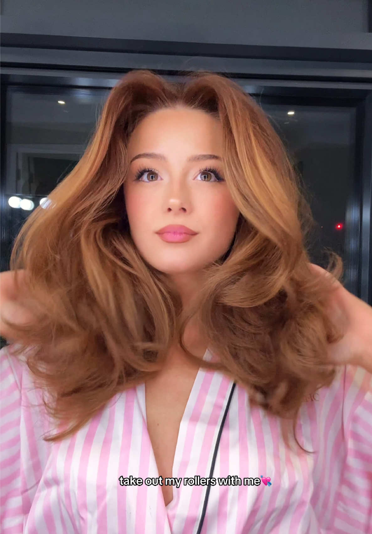 @victoriassecret_uk inspired bouncy blowout💕✨ #hair#blowdry 