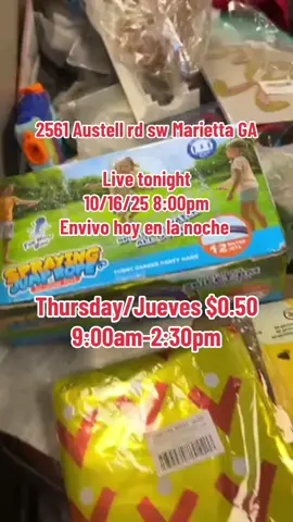🔥 iPads every Friday & Saturday🔥 🔥 iPads todos los viernes y sábados🔥 Restocking Friday ALL DAY and Saturday for Marietta location !  ¡Reposición de stock viernes TODO EL DÍA y sábado ( Marietta) ! $50 Mystery Boxes- ¡Cajas misteriosas de $50!  BinCredible Deals is a bin store focused on offering incredible deals for quality merchandise.Purchases in store only.  BinCredible Deals es una tienda de contenedores enfocada en ofrecer ofertas increíbles en productos de calidad. Compras solo en la tienda. Marietta location :  Friday/Viernes(9am-8pm)$10 Saturday/Sábado(10am-8pm)$8 Sunday/Domingo(10am-6.30pm)$6 Monday/Lunes(10am-7pm)$4 Tuesday/Martes(10am-8pm)$2 Wednesday/Miércoles(10am-8pm)$1 Thursday/Jueves(9am-2.30pm) 50¢ Stone Mountain location :  Friday/Viernes(9am-8pm)$12 Saturday/Sábado(10am-8pm)$10 Sunday/Domingo(10am-6.30pm)$7 Monday/Lunes(10am-7pm)$5 Tuesday/Martes(10am-8pm)$3 Wednesday/Miércoles(10am-8pm)$1 Thursday/Jueves(9am-2.30pm) 50¢ Locations:  2561 Austell rd sw, Marietta, GA 6009 Memorial Dr Unit #2, Stone Mountain, GA 30083 https://www.bincredible.deals 🎉🎉Three lucky winners get first spots on Friday morning line! 🎉🎉   Share and tag your friends on TikTok, Instagram, YouTube, Facebook, or leave us a Google Maps review. More sharing and tagging =more chances to win. One spot per winner, no same winner two consecutive Fridays.  Facebook: https://m.facebook.com/100084089107469/ Instagram: https://www.instagram.com/bincredibledealsbinstore/ TikTok: @bincredibledealsbinstore  YouTube: https://m.youtube.com/channel/UCWLPZthMsKs3hX09WKO09pA Make & post a video insiyde the store and get 10% off next time you shop with us!  Free face masks and phone cases! Máscaras y cajas del teléfono gratis!  R u an influencer? Let BinCredible Deals know ! 😊