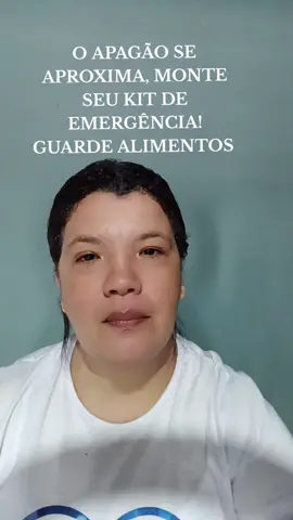 O APAGÃO SE APROXIMA!a #apagaomundial#guardealimentos#guardemalimentos#vrelas#lanternas