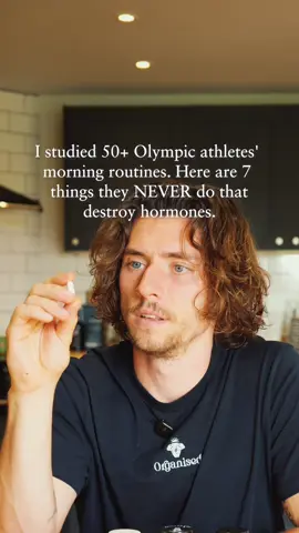 What I found shocked me 👇 They weren’t doing anything extreme. They were just doing the basics with precision, rhythm, and intention. Here’s what the world’s highest performers do every morning: 1️⃣ They wake up and go outside within 30 minutes 🌞 “The first thing they train isn’t their muscles… it’s their circadian rhythm.” 🚫 Most people start their day with blue light from their phones, confusing their internal clock. ☀️ Morning sunlight triggers dopamine, sets your body’s sleep timer for the night, and boosts cortisol when it’s supposed to rise. 📆 No sunglasses, no glass between you and the sky. 2️⃣ They eat a carb and 30g protein breakfast 📉 Skipping breakfast keeps cortisol high, tanks thyroid function, and drives mid-day crashes. 🍠 Carbs refill liver glycogen and signal safety to your body after an overnight fast. 🥩 Eat 30g protein with carbs. Your insulin sensitivity is highest in the morning.  3️⃣ They eat carbs for muscle and thyroid health 🧠 Low-carb diets drop your T3 thyroid hormone, the one that drives metabolism and energy. 💪 Carbs also increase leptin, the hormone that tells your brain you’re fed and safe. 🍌 Use fruit, root vegetables, and honey… not ultra-processed snacks with seed oils and fillers.  4️⃣ They start the day in peace ⚠️ Most people start their day with chaos… messages, noise, notifications.  🌿 Olympic-level focus starts with calm: breathing, journaling, stretching, or just silence. 🎯 Try 30 minutes of quiet before touching your phone  5️⃣ They go to bed with the sun 💤 Every hour of sleep before midnight counts double for recovery and hormone repair. ⏰ Late nights keep cortisol high, suppress melatonin, and blunt testosterone. 🛌 Aim for lights out by 10 PM, and block blue light after sunset with dim red lighting. 6️⃣ They hydrate first thing in the morning 📉 Even 2% dehydration cuts performance and focus dramatically. 🧂 Athletes drink water with minerals, not just plain tap water. 🥤 Start your day atleast a glass of water. Use a pinch of sea salt + squeeze of lemon.