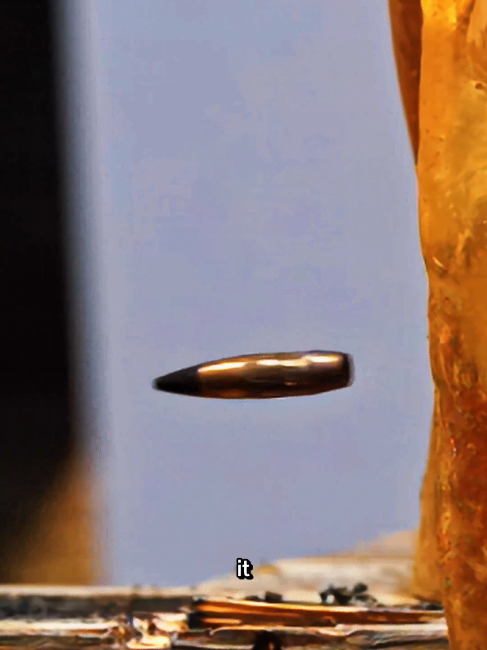 100k FPS: Can a .50 Cal Near-Miss Rip Your Arm Off? - Credits: Ballistic High-speed  #slowmo 