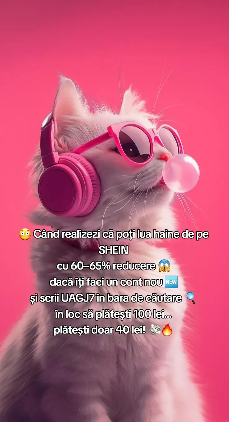 Am pus chestii de 100 lei în coș, am scris UAGJ7 în bara de cautare sus și am plătit doar 40 lei 😱 Merge acum în Romania, profită cât mai ține! 💥 Tine minte asta de fiecare data cand pui comanda pe SHEIN! Repeti pasii la fiecare comanda, ca sa le iei super ieftin! #shein #sheinromania #ReduceriOnline #codreducere #fyp 