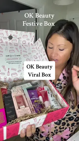 This is 100% a beauty box that you need in your life.  This is the festive beauty’s box from @OK! Beauty Box ans this is filled with viral products. This would make an amazing Christmas present or just treat yourself. But it’s an absolute 10/10 for me #christmascountdown #okbeautybox #viral#beautybox #festivebox 