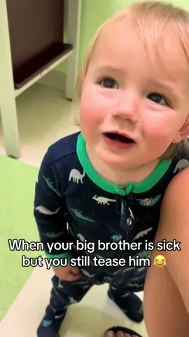 I got permission to take this video and post it by my oldest before yall come for me! But whenever Cilli hears someone cough he mimicks them 😂😂 he did it to an older gentleman the other day at JPs tball and did it to his big brother today at the doctor 😂😂 #momlife #Siblings #sahm #MomsofTikTok 