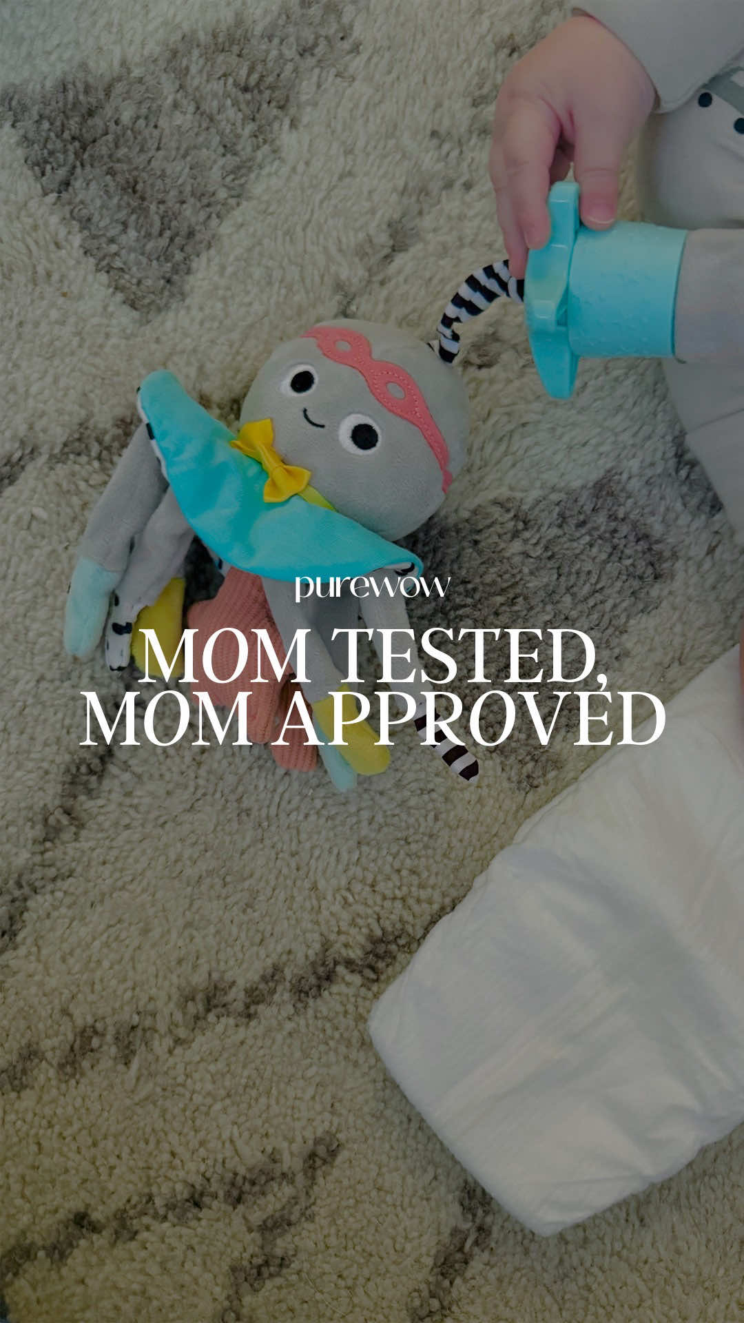 If your little one turns every diaper change into a wrestling match, meet the Dingle Dangle. It straps to your head (yes, really) and keeps baby mesmerized long enough to get the job done. ✨ PureWow's own Rachel Bowie tested it—and it actually works. Link in bio to shop. 🔗 @purewow and @Moms may earn commission through links on our social #DingleDangle #AlligatorRoll #MomTestedMomApproved #BabyGadgets #Family @dingledanglebaby 