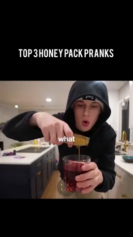 Top 3 honey pack pranks 😭🍯 #ukhoneyman #pranksters #fyp #honeypack #relationshipproblems 