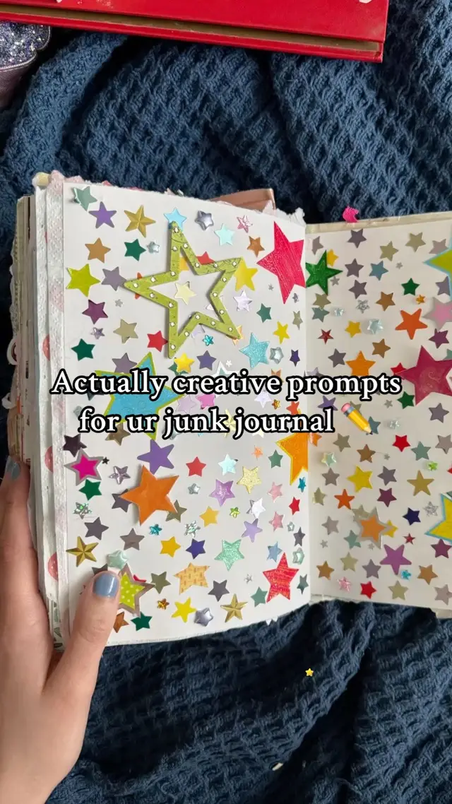 Looking for a new hobby?? JUNK JOURNAL! I am obsessed with these ideas and it’s sm fun to reconnect with things I love that also get me off my phone ;)  (Inspo from Pinterest) #foryoupage #fyp #trending #viral #junkjournal 