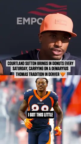 an amazing gesture 👏 #nfl #courtlandsutton #denverbroncos 