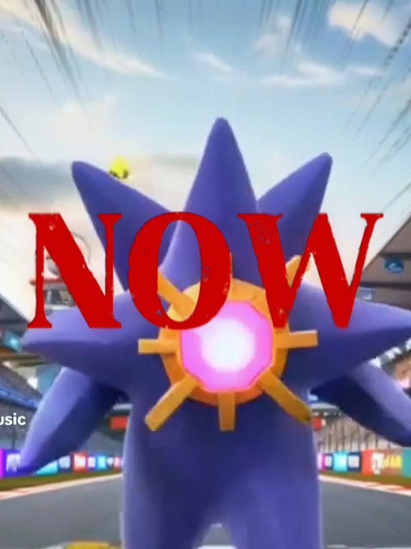Whenever you see mega starmie running, this is the song that's going through its head #pokemon #megastarmie #pokemonza #megaevolution #pokemonmeme 