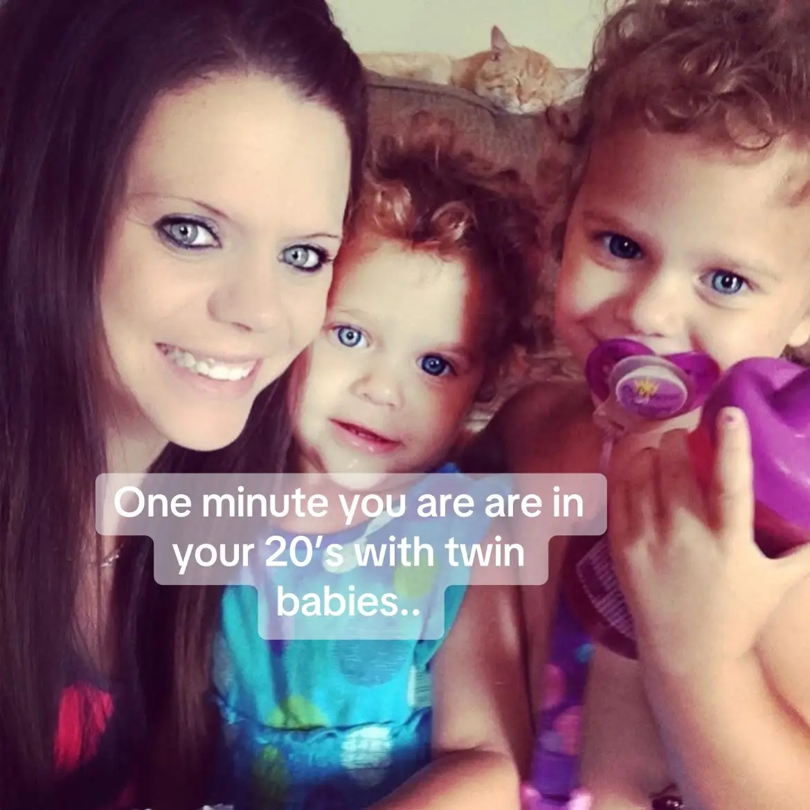 I know we all FEEL it. One minute you are stressed and not sure HOW you will be a first time mom, let alone in my case- TWINS, but you cherish every moment. Then in the blink of an eye they are 3.5 years away from being GROWN. Time SLOW down! #momlife #cherishedmoments #twins #timeflies #fyp 
