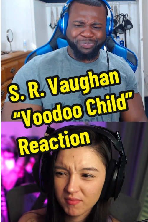 He’s Amazing!! #musicreaction #reactioncompilation #musictok #voodoochild #stevierayvaughan 