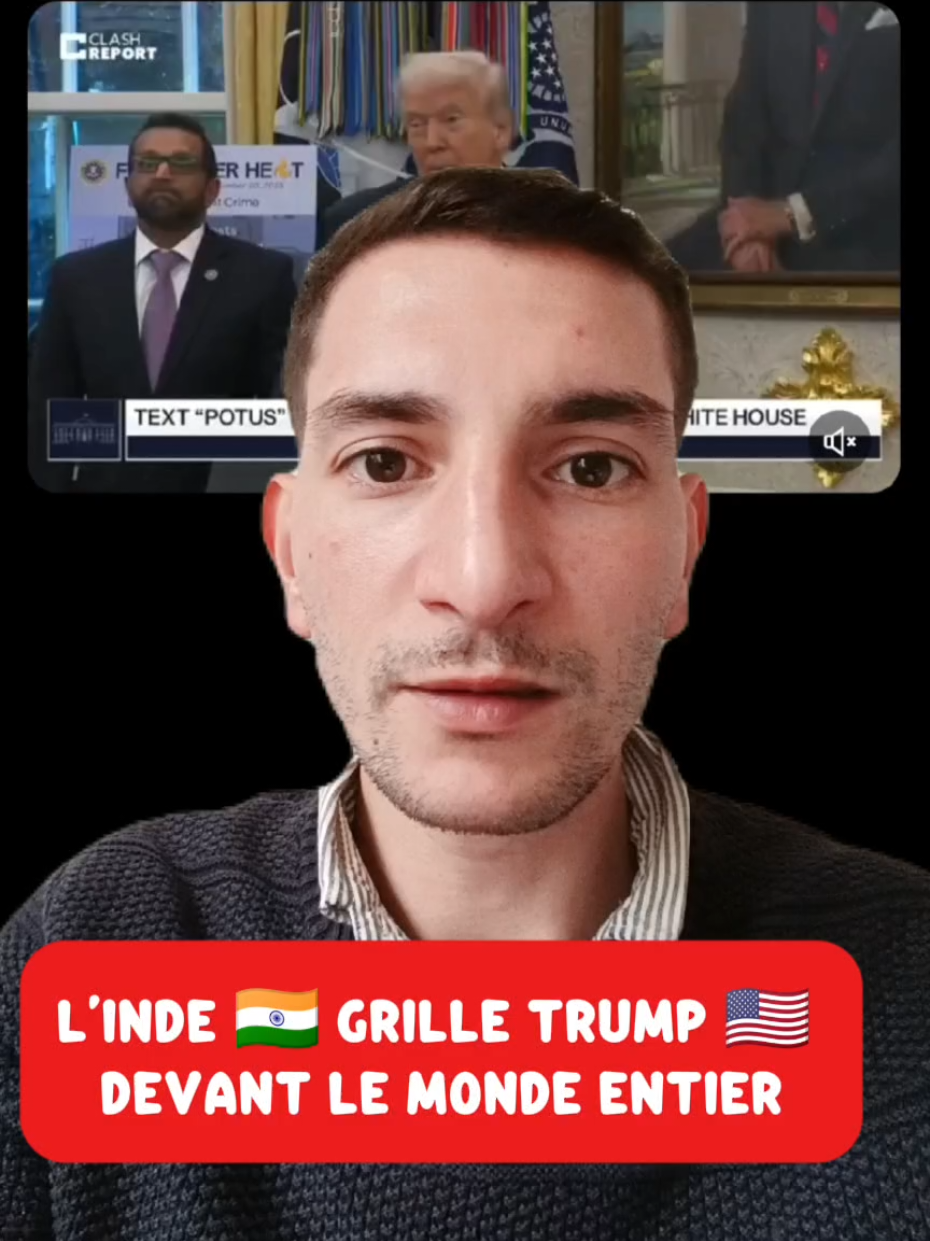Trump invente un appel avec Modi : l’Inde le ridiculise publiquement Donald Trump a affirmé publiquement que le Premier ministre indien, Narendra Modi, lui avait promis de ne plus acheter de pétrole à la Russie. Mais le ministère indien des Affaires étrangères a rapidement démenti : aucun appel n’a eu lieu, aucune promesse n’a été faite. Ce démenti met Washington dans une position délicate. L’Inde est un partenaire stratégique majeur, mais elle continue d’acheter du pétrole russe à bas prix malgré la pression occidentale. En voulant afficher une victoire diplomatique imaginaire, Trump a créé un malaise avec un pays clé — et ébranlé la crédibilité américaine auprès du reste du monde. #usa #us #india #trump #russia 