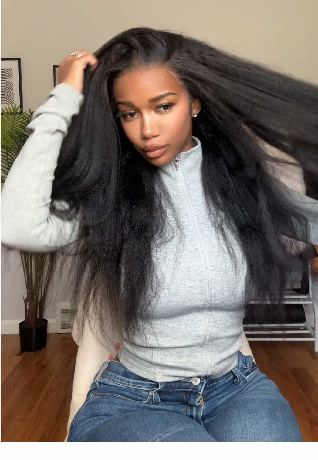 🌟Kisslove Hair  Invisi Strap 360 Lace Frontal  Kinky Straight   Wig💥💥 code ：TTKL18 @KissLove Hair @KissLove Hair Shop    #kisslove  #kisslovehair