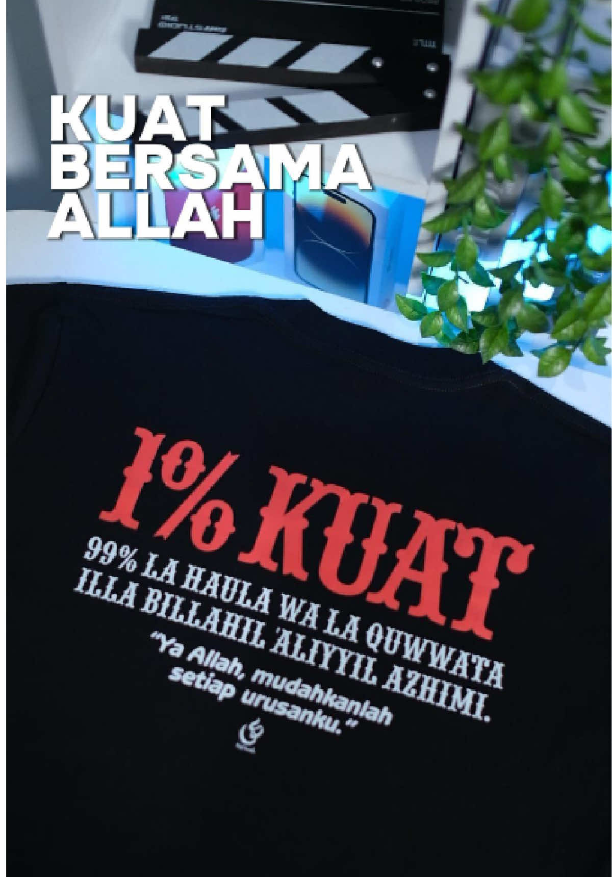 Jangan merasa lemah ingat kita punya ALLAH!☝🏻 #bismillahfyp #dakwah #solat5waktujanganditinggal #kaosdakwah #fyp 