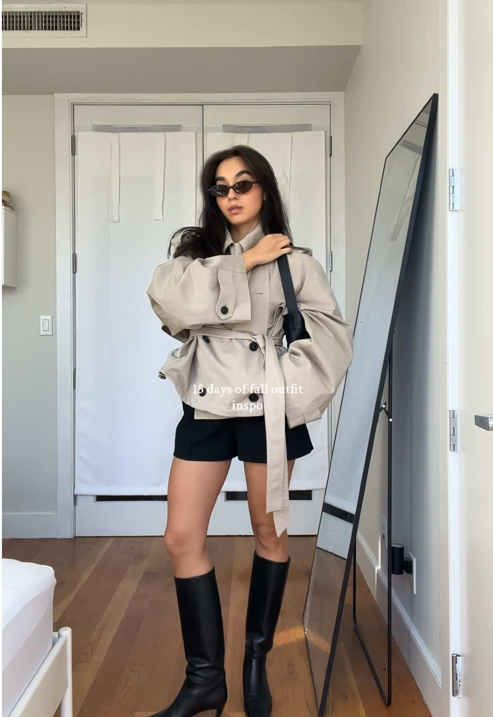 day 4: been loving short trenches recently! #nyc #fallfashion 