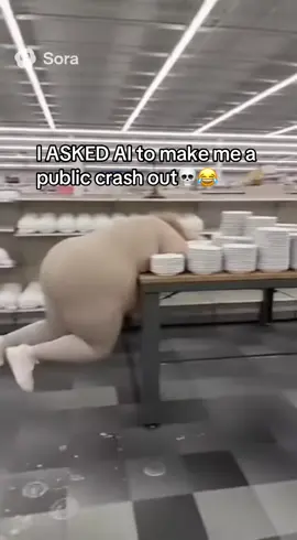 Ai Public Crashout #ai #sora #aivideo #funny #trendingtiktok 