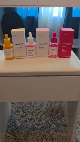 Featuring this mix and match serum by medicube! This Korean skin care has been some of the best skin care I have ever used! I used to have sun spots all over my face, and now with me using these serums, I have noticed a tremendous difference in my skin and appearance as well! If you have been thinking about trying this skincare by medicube, you will definitely love it! @medicube US Store @medicube global  #Korean#koreanskincare #koreanskincareroutine  #koreanskincareproducts  #fyp 