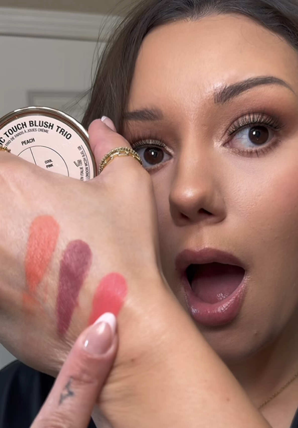 The PIGMENT is there girl. And the finish?! Gorg ✨ #abh #anastasiabeverlyhills #creamblush #tiktokshopblackfriday #tiktokshopcybermonday 