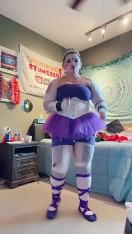 Dancing in these fake ahh flats suck #fyp #wlw #ballora #balloracosplay #fnaf 