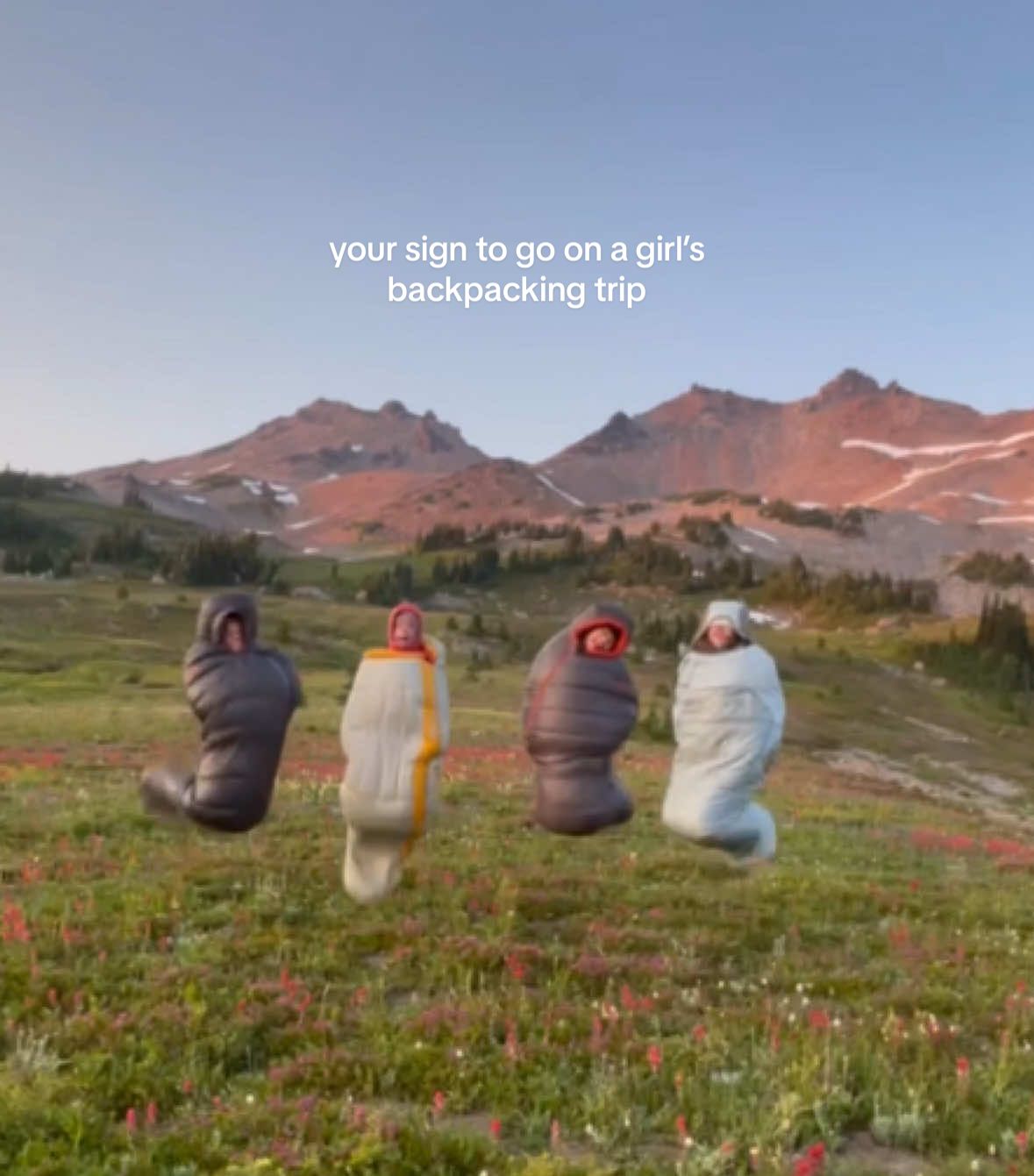 girls (backpacking) trip on a section of the PCT 🧚🏼✨ #pnw #granolagirl #Hiking #Outdoors #backpacking 