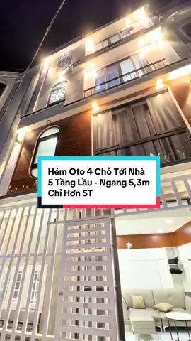Nhà Đẹp Bình Thạnh - Hẻm Ô Tô Tới Nhà - 5 Tầng - Ngang Hơn 5M - 3PN Chỉ Hơn 5T #nhadep #nhabinhthanh #nhadatbinhthanh #bannhabinhthanh #nhadepbinhthanh 