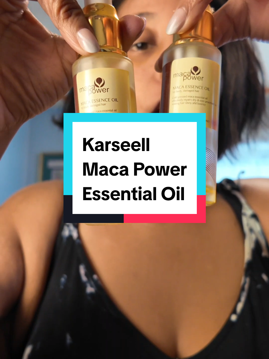 Maca Powered for dry and damaged hair by @Karseell Official  #karseell #karseellhairoil #hairoil 