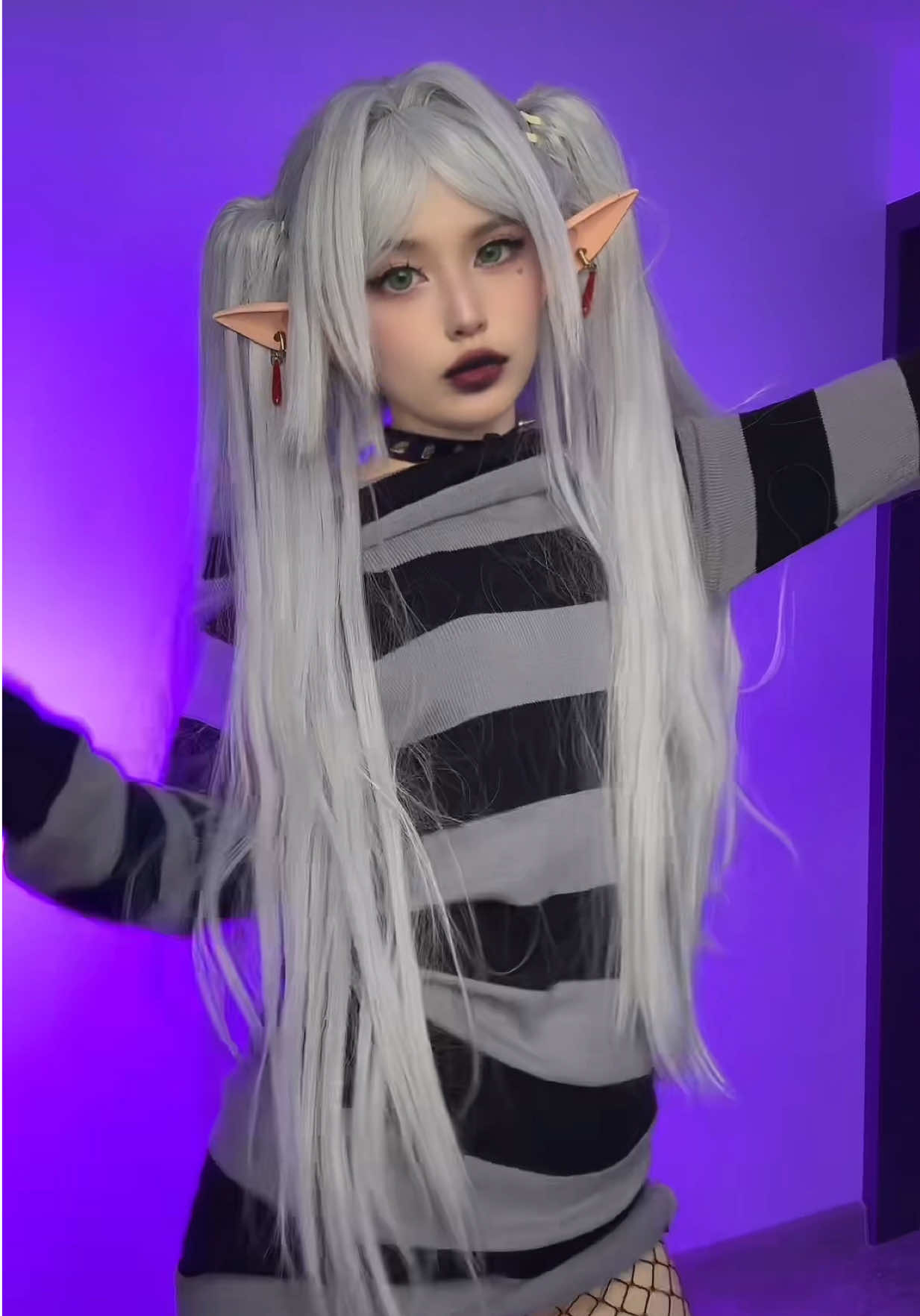 Goth Frieren 🖤 #frieren #goth #cosplay #frierenbeyondjourneysend 