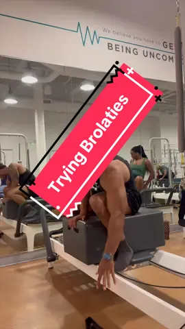 I tried brolaties 😂 shi was easy man #fyp #Fitness #funny #pilates 