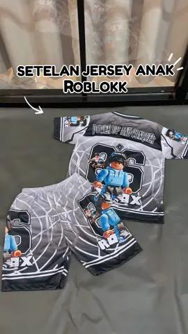 DUNIA ANAK SETELAN JERSEY ANAK ROBLOK#setelananak #jerseyanak #bajuanak 