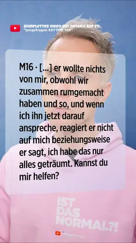 #education / #bildung · M16 Er leugnet nun, dass wir rumgemacht haben · Das komplette Video nennt sich auf der roten App: 