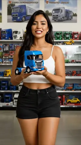 Olha essa miniatura que linda! Miniatura de caminhão mais vendida aqui do Tik Tok Shop! Em mega oferta! #tiktokshop #caminhoneiro #vendas #viral #miniaturas 