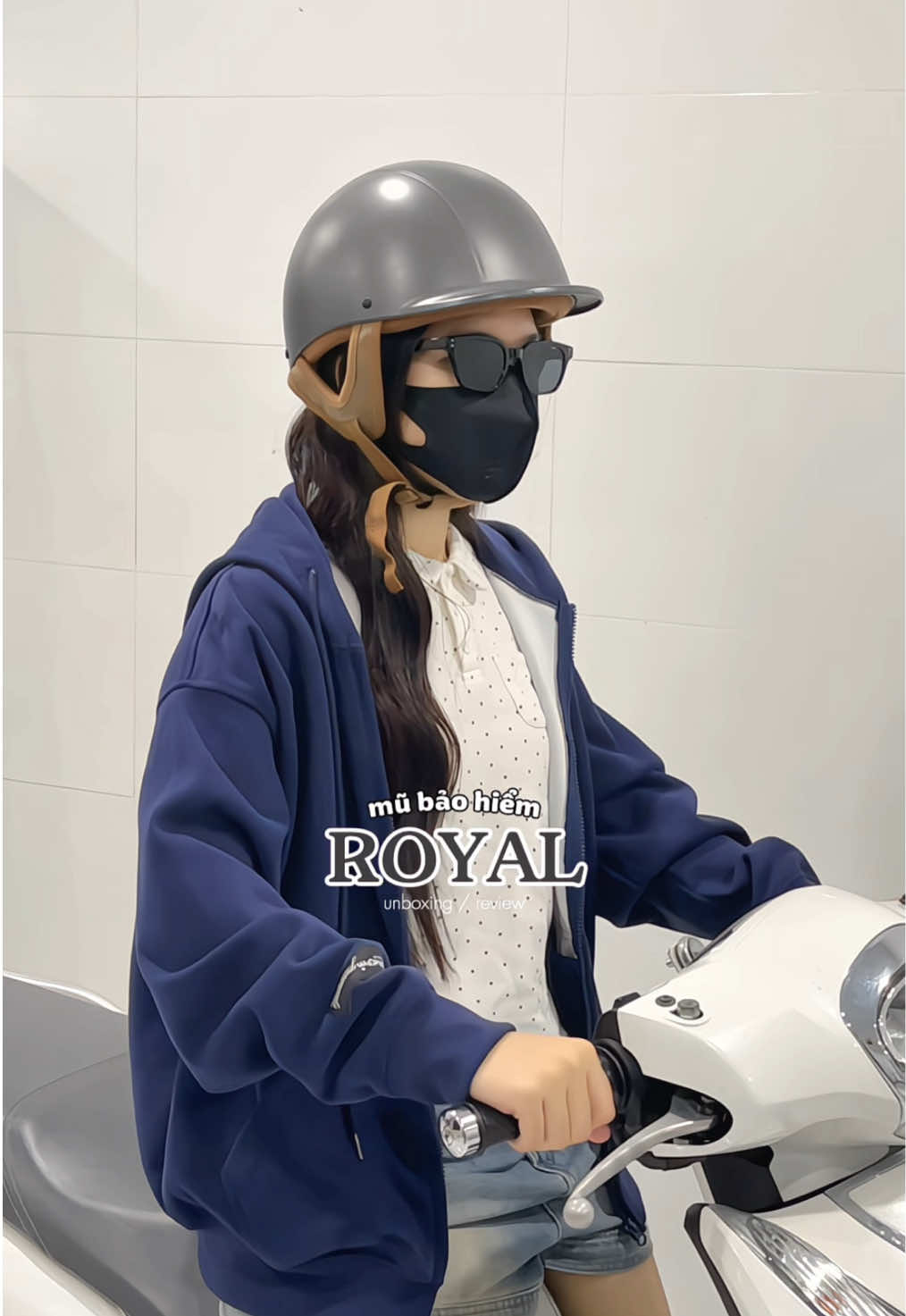 basic nam nữa mang đều đẹp ✨🛵#nonbaohiem #unboxing #couple #reviewlamdep #royal 