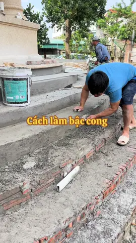 Cách làm bậc cong #xuhuong #bactamcap #daoplattunhien #đáoplathanoi #daoplatcaocap 
