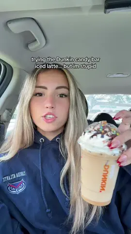 I really did not think this one through #dunkin #review #drink #food 