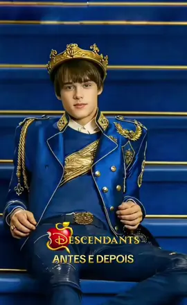 Como estão os personagens de Descendentes hoje em dia?? (2015-2025) 🤩✨ #descendants #descendentes #antesedepois #beforeafter #disney 