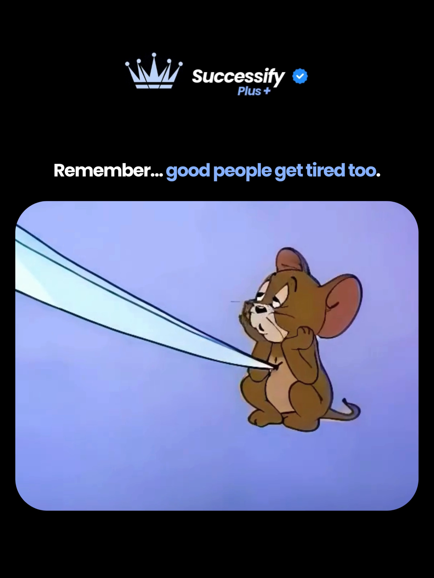 Just remember, good people get tired too. Being kind doesn’t mean they don’t break.  The ones who always show up, who listen, who care — they carry the weight of others while trying to hold themselves together.  So if you’re one of them, this is your reminder: it’s okay to rest. It’s okay to say no.  Protect your peace the same way you protect others. You matter too. #bekind #hopecore #entrepreneur #lifelesson #relatable #achieveyourdreams #positivemindset #entrepreneurlife