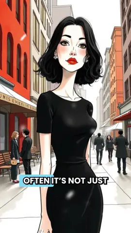 Wearing black is rarely just a fashion choice it's psychology. It signals power, control, and emotional protection, helping you project strength even when you don't feel it. #colorpsychology #blackclothing #bodylanguage #brainscience #neuroscience