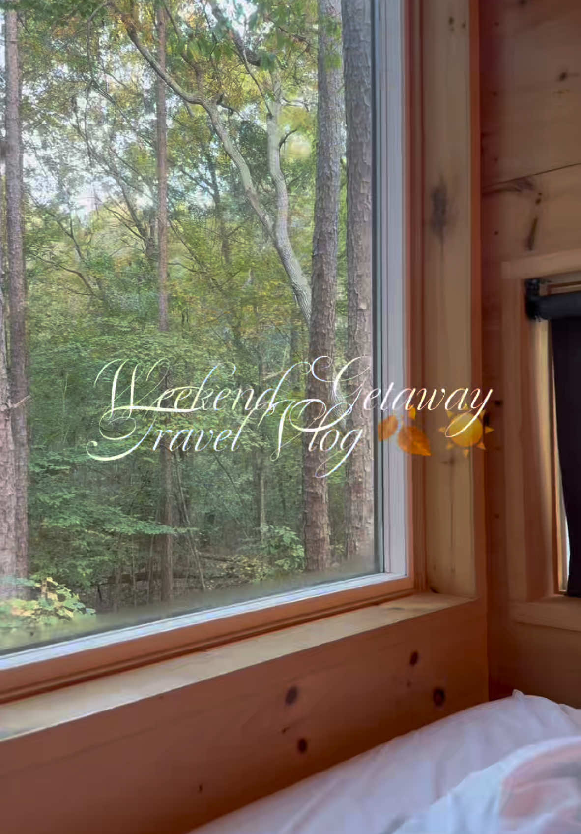 Travel with me to the @Postcard Cabins for a getaway 🪵🍂 #postcardcabins #cabintrip #weekendgetaway #travelvlog #travelwithme 