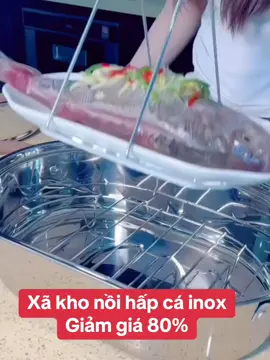#xã kho nồi hấp cá inox