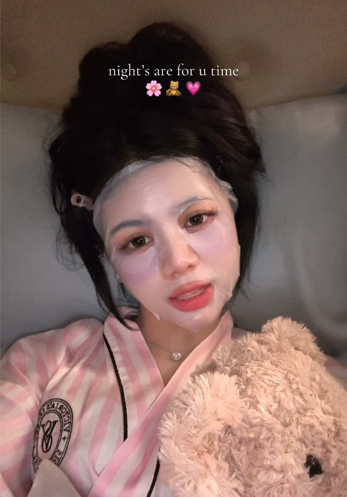 using fav product 🎀@Lanbena.skincare.id #drschatz #skincareroutine #sheetmask 