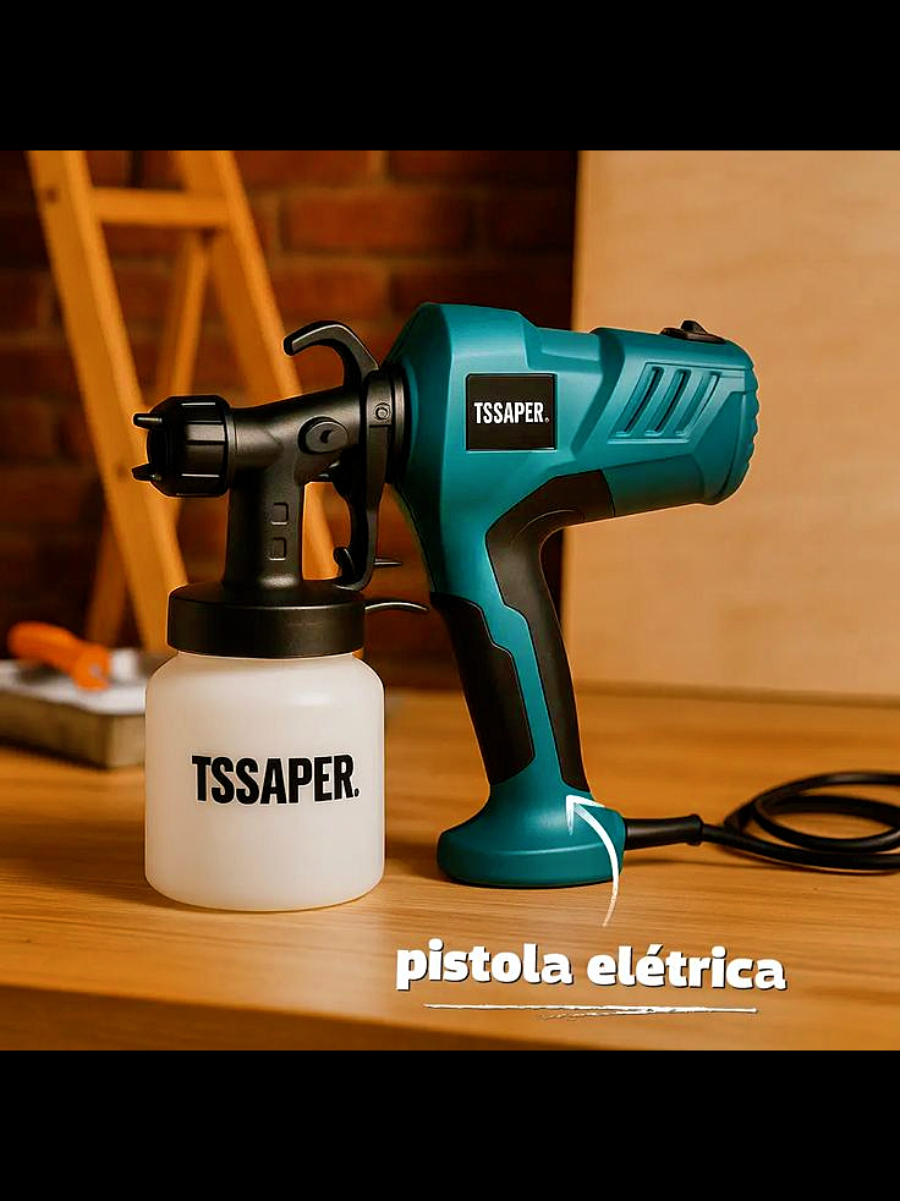 Dê uma olhada em Pistola Elétrica Para Pintura Pulverizador de Tinta com Bico de Metal e Compressor 450w - TSSAPER.  Compre na Shopee agora! 🧡  ID do produto: BMD-VGG-PTL . . . #ferramentas #moveis #afiliadosiniciantes 