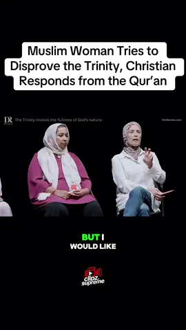 When a Muslim woman claimed the Trinity was “man-made,” a Christian responded by referencing verses in the Qur’an itself — like Surah 4:171 and Surah 5:110 — which acknowledge Jesus as the Word of God and a Spirit from Him. 👀 The conversation turned into a masterclass on how scripture across faiths describes the divine nature of Christ. Do you think the Qur’an and the Bible point to the same truth about Jesus? Drop your thoughts below ✝️☪️💬 #viral #fyp #muslim #christian #clipzsupreme 