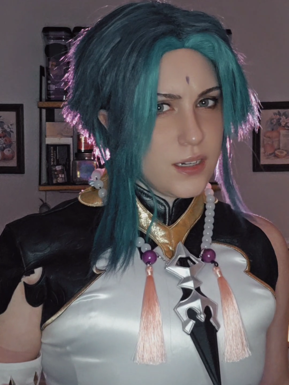 Happy October 16th! 🌿🍃🍂🍁 #xiao #GenshinImpact #genshinimpactcosplay #xiaogenshinimpact #cosplaydrama 