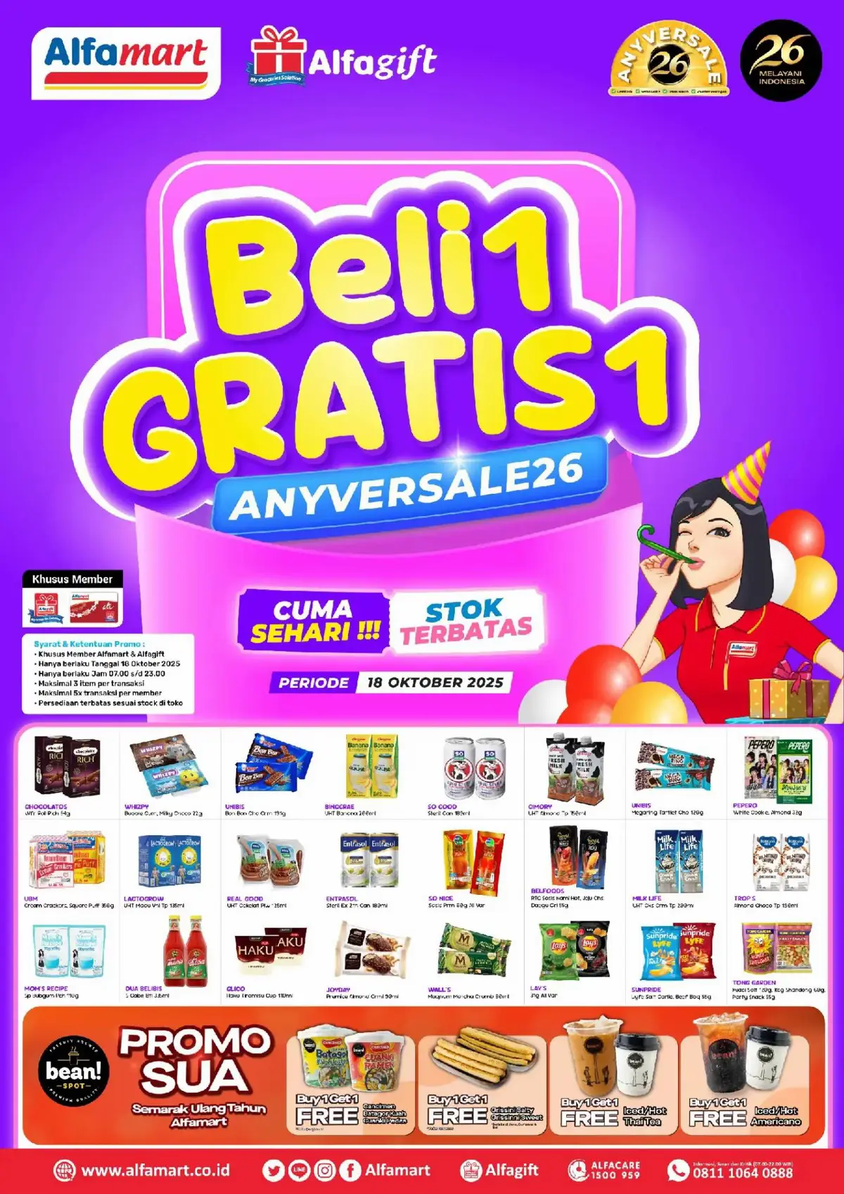 Promo spesial ulang tahun Alfamart #alfamart#promo#fyp 