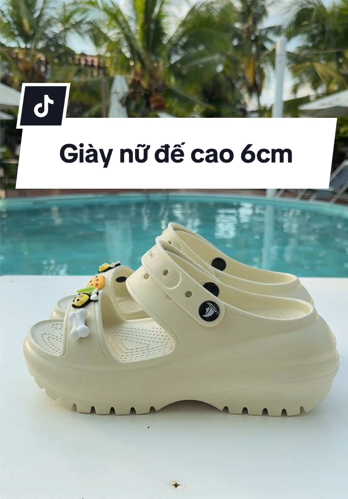 Giày nữ đế cao 6cm #giaynuxinh #giaynudecao #tipono #giaynu 