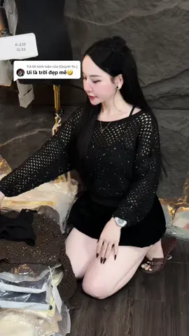 Trả lời @{Quỳnh 9x.} lại là đen huyền bí đ.ep sx luôn í ạ ...,@Thu Hường. Shop95 #trending #thoitrang #titok #thuhuongstore 