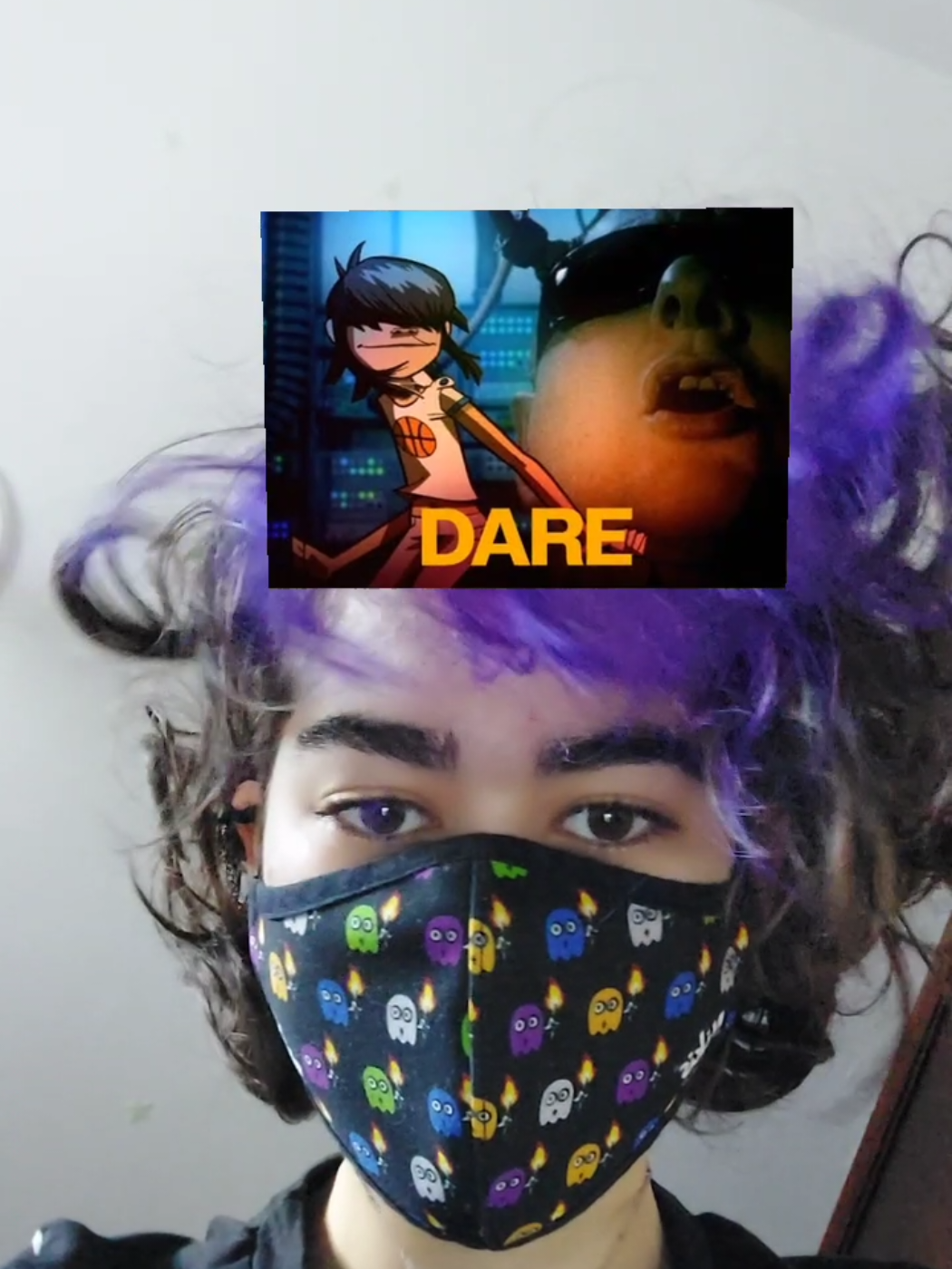 QUICKEST NODDLE COSPLAY??? #gorillaz #dare #noodle #dontflop #cosplay 